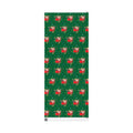Santa & Rabbi Sleigh Ride Chrismukkah Wrapping Paper - Green